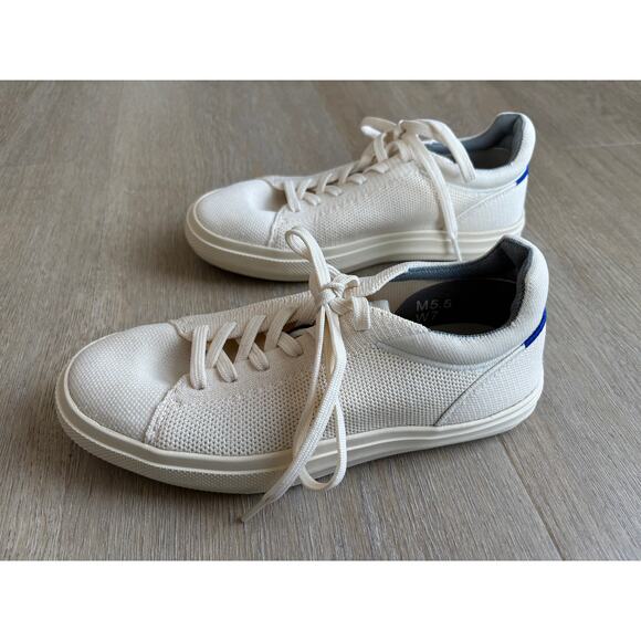 WORN ONCE Rothy’s The RS02 Sneaker in Courtside White - Womens size 7 - Picture 3 of 9